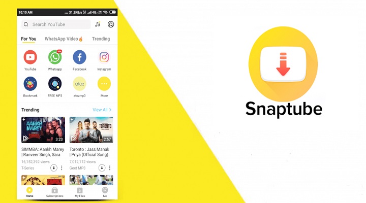 دانلود Snaptube | برنامه اسنپ تیوب، دانلودر فیلم یوتیوب برای اندروید